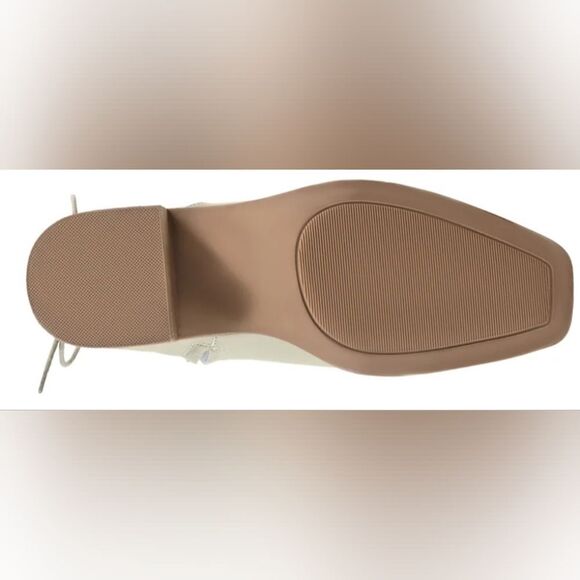 New Journee Collection Vannder Bootie olive gray leather high boot size 7 - Picture 6 of 7